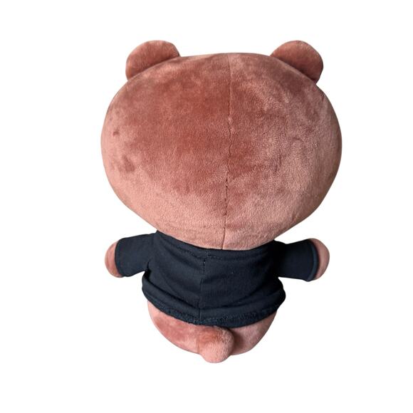 LINE Friends Brown Bear Plush Stuffed Toy NYC Hoodie 12” Limited Edition - Picture 5 of 12